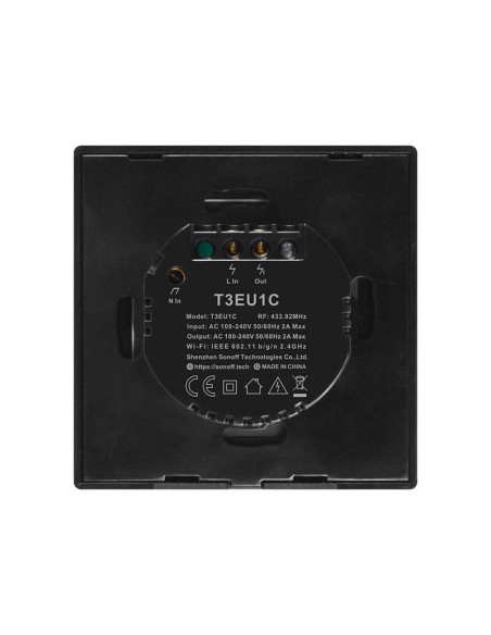 Sonoff Im190314018 Interruptor Táctil Wifi T3eu1c-t