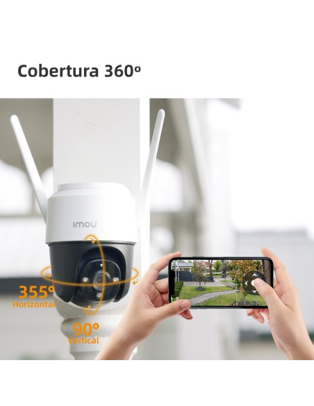 Camara Ip Wifi Imou Bullet Cruiser 4mp 4mp/wifi+ethernet/audio Bidireccional/h265 Ipc-s42fp-0360b-imou