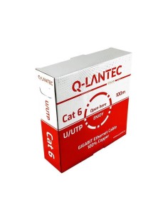 Cable De Red Q-lantec U/utp Cat.6, Par Trenzado, Pvc, Eca...