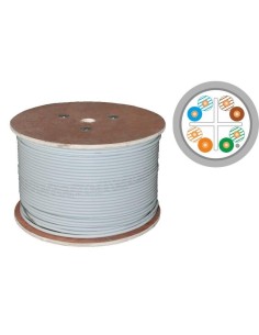 Cable De Red Q-lantec F/utp Cat.6, Par Trenzado, Pvc, Eca...
