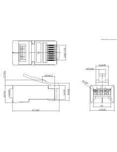 Gembird Conector Cat6 Modular Blindado 30u "chapado En... 2