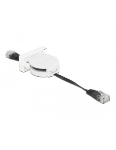 Delock Cable Retráctil De Red Easy 45 Módulo Rj45 Cat.5e...