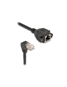Delock Cable De Extensión S/ftp Macho Rj45 Macho 90° Angular