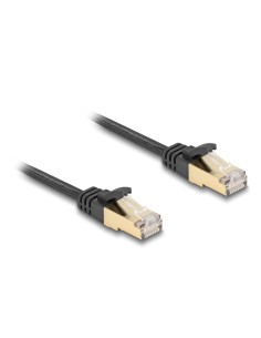 Delock Rj45 Cable De Red Plano Trenzado Cat.6a S/ftp...