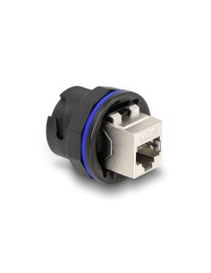 Delock 67048 Conector Empotrable Rj45 Cat.6a Negro