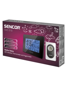 Sencor Sws 51 B Estación Meteorológica Digital Negro 2