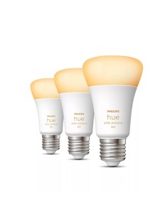 Philips Hue White Ambiance Bombilla Inteligente A60 - E27...