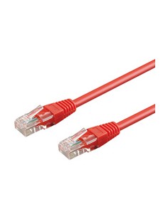 Goobay 95561 Latiguillo Cat 5e, U/utp, Rojo, 1,5 M