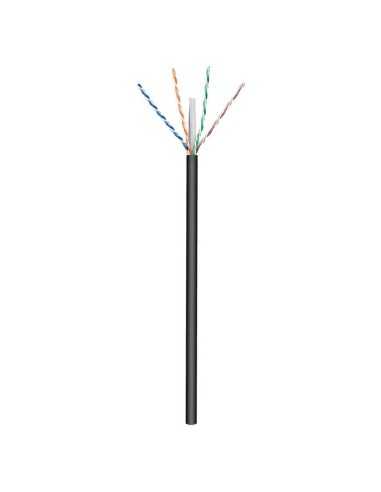 Cable Cat 6 Network , U/utp, Black, 100 M -...
