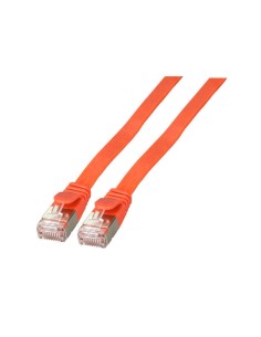 Efb Rj45 Flach Cable De Red U Ftp, Cat.6a, Pvc, 0.5m, Rojo