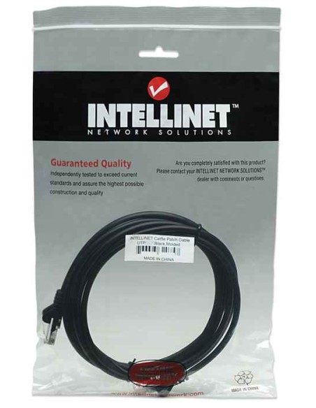 Intellinet Patchkabel Rj45 U/utp Cat5e 5.0m Hebelschutz Schw