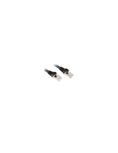 Sharkoon 0.5m Cat.6 S/ftp Cable De Red Negro...