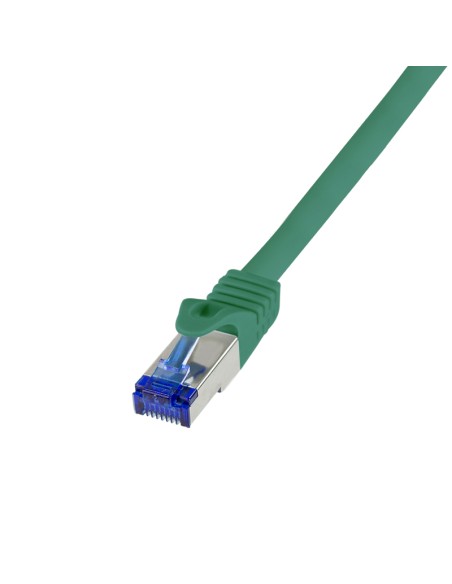 Logilink Cable De Red Ultraflex, Cat.6a, S Ftp, Verde, 0,5 M