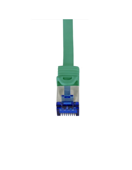 Logilink Cable De Red Ultraflex, Cat.6a, S Ftp, Verde, 0,5 M