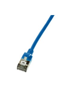 Logilink Slim U/ftp Cable De Red 5 M Cat6a U/ftp (stp) Azul