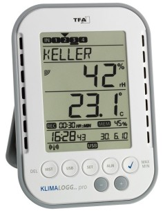 Tfa Termohigrómetro Profesional Con Registrador De Datos...