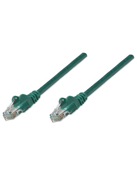 Intellinet Rj-45 M/m, 2m Cable De Red Verde Cat5e U/utp [utp]
