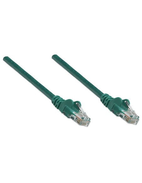 Intellinet Rj-45 M/m, 2m Cable De Red Verde Cat5e U/utp [utp]