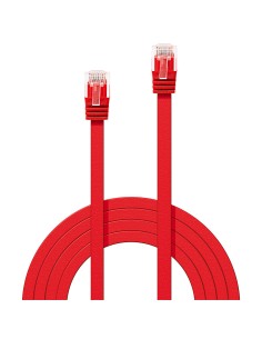 Lindy Cable De Red Cat6 Flachband Ungeschirmt Rojo 0.50m 2
