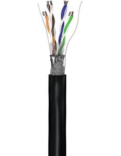 Goobay 57296 Cable De Red 100 M Cat5e Sf/utp (s-ftp) Negro 2