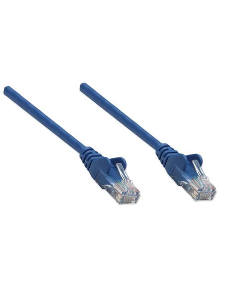 Intellinet Patchkabel Rj45 U/utp Cat5e 5.0m Hebelschutz Blau