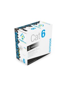 Cable Alantec Kiu6outs305 De Red Negro 305 M Cat6 U/utp...