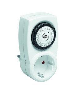 Rev Minuterie, Minuterie 24h Avec Sécurité-enfants Blanco