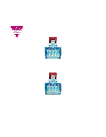 Nanocable Cable Red Cat.7 Lszh Sftp Pimf Awg26 25cm - Rojo