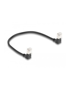 Delock Cable De Red Rj45 Cat.6a S/ftp Slim 90° Unten /...