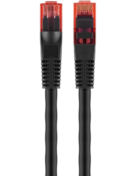 Goobay 55432 Cable De Red 10 M Cat6 U/utp (utp) Negro
