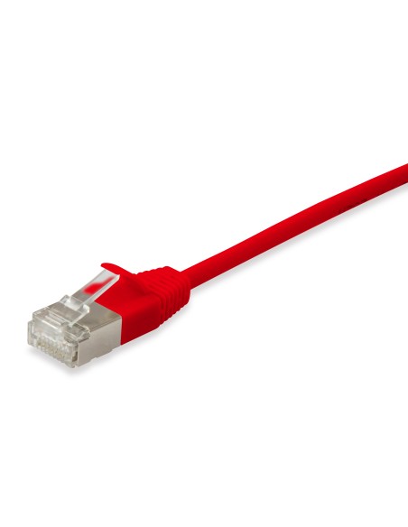 Equip Cable De Red Cat6a F/ftp 2xrj45 1.00m Rojo Slim Lszh