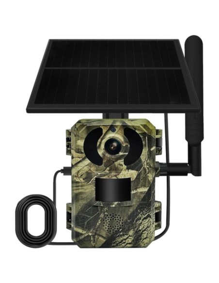 Cámara De Seguridad Ip Escam Qf380 4g/lte Solar