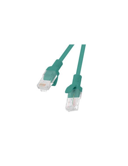 Cable De Red Lanberg Rj45 Utp Cat 5e 0.5m Verde Pcu5-10cc-0050-g