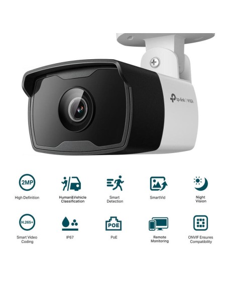 Camara Vigi Tp-link Bullet Vigi C320i 2.8mm 2mp Ir 30m