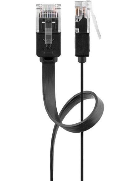 Goobay 95382 Cable De Red Negro 1,5 M Cat6 U/utp (utp)