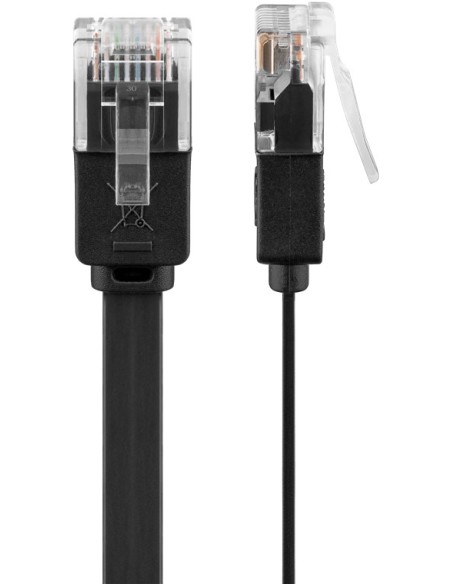 Goobay 95382 Cable De Red Negro 1,5 M Cat6 U/utp (utp)