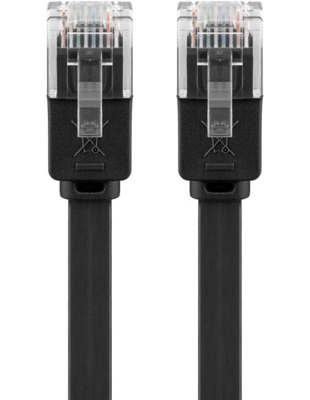 Goobay 95382 Cable De Red Negro 1,5 M Cat6 U/utp (utp)