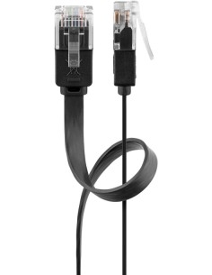 Goobay 95387 Cable De Red Negro 5 M Cat6 U/utp (utp)