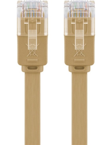 Goobay 95882 Cable De Red Marrón Claro 1,5 M Cat6 U/utp (utp)