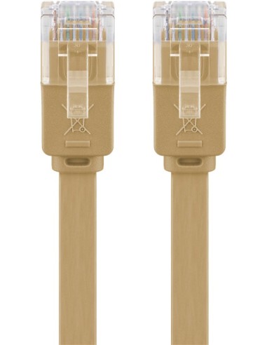 Goobay 95886 Cable De Red Marrón Claro 3 M Cat6...