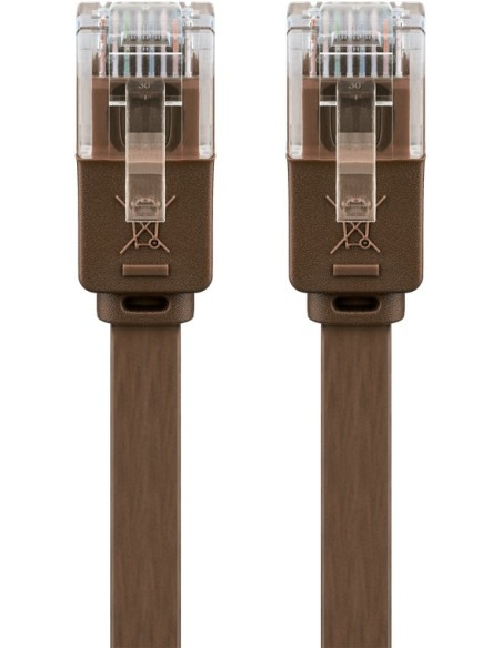 Goobay 95895 Cable De Red Marrón 20 M Cat6 U/utp (utp)