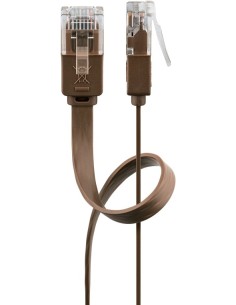 Goobay 95896 Cable De Red Marrón 3 M Cat6 U/utp (utp)