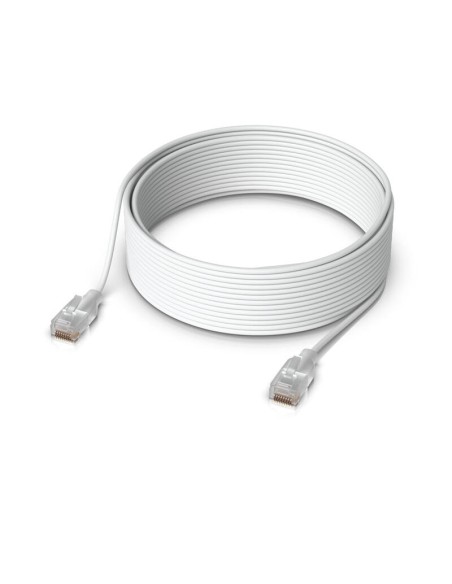 Ubiquiti Uacc-cable-patch-el-15m-w Cable De Red Translúcido, Blanco Cat6