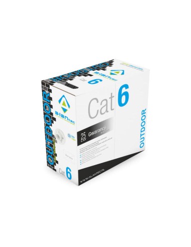 Cable Alantec Kiu6outs305 De Red Negro 305 M...